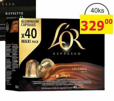 L´OR kapsle do kávovaru 40ks