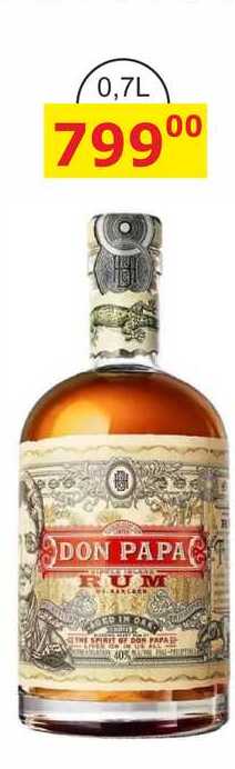 Don Papa 7y 0,7l 40%