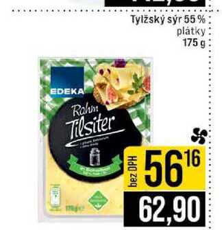 Tylžský sýr 55% plátky 175 g 