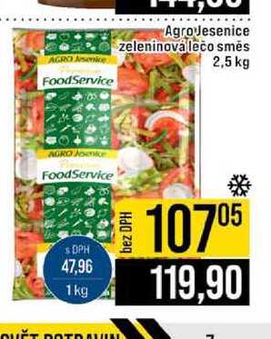Agro Jesenice zeleninovalečo směs 2,5 kg