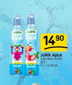 JUPÍK AQUA vybrané druhy 0,5l