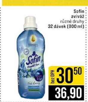Sofin aviváž různé druhy 32 dávek 800 ml