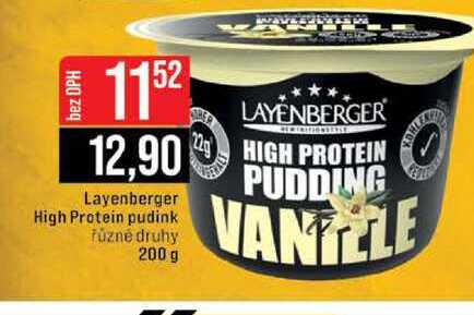 Layenberger High Protein pudink fůzné druhy 200 g 