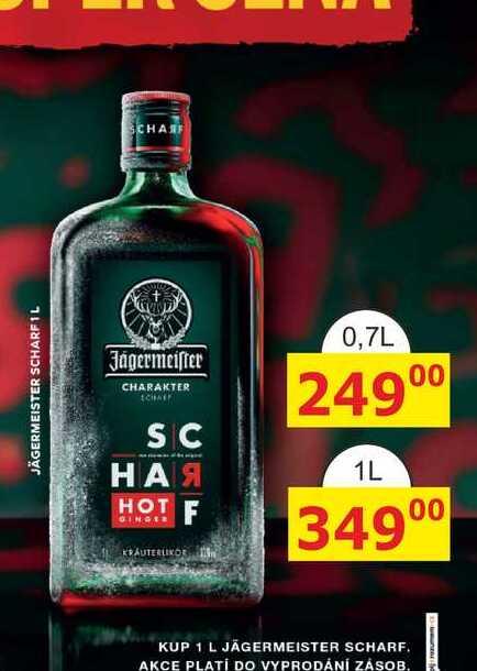 JÄGERMEISTER SCHARF 0,7L 