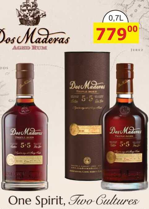 Dos Maderas AGED RUM 0,7L