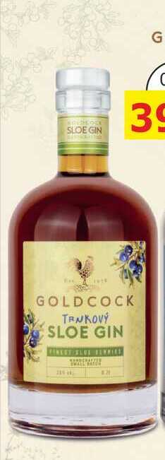 GOLDCOCK TRNKOVÝ GIN 0,7L