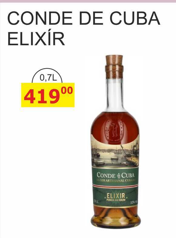 CONDE DE CUBA ELIXÍR 0,7L