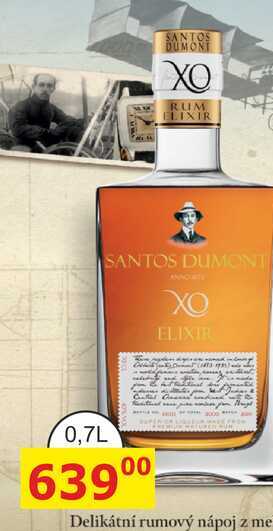 SANTOS DUMONT XO RUM Elixir 0,7l