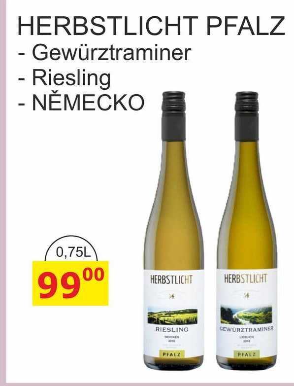 HERBSTLICHT PFALZ Gewürztraminer - Riesling 0,75L 