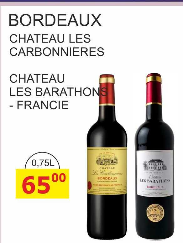 BORDEAUX CHATEAU LES CARBONNIERES 0,75l