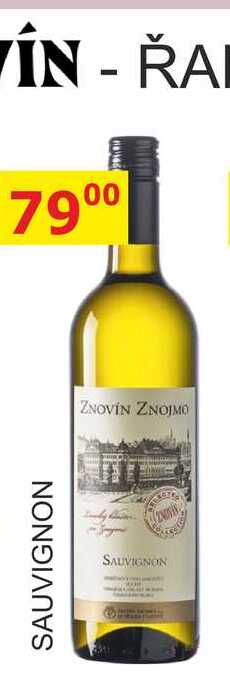 ZNOVÍN ZNOJMO 0,75l SAUVIGNON 