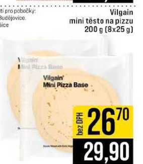 Vilgain mini těsto na pizzu 200 g (8x25 g) 