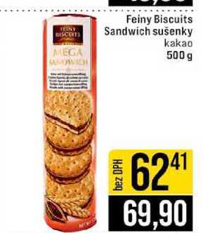 Feiny Biscuits Sandwich sušenky kakao 500 g 