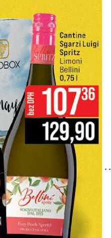 Cantine Sgarzi Luigi Spritz Limoni Bellini 0,75l