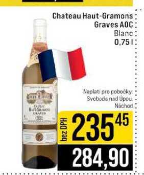 Chateau Haut-Gramons Graves AOC Blanc 0,75l