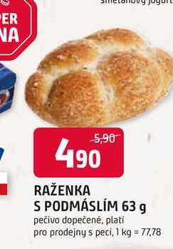 RAŽENKA S PODMÁSLÍM 63 g 