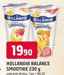 HOLLANDIA BALANCE SMOOTHIE 230 g 