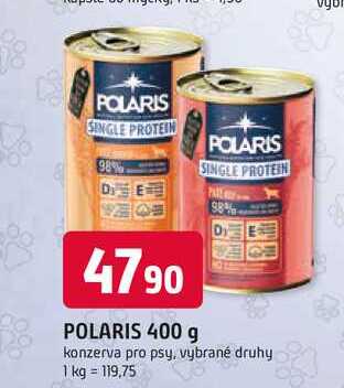 POLARIS 400 g konzerva pro psy, vybrané druhy