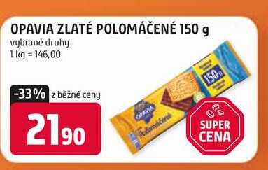 Opavia Zlaté Polomáčené sušenky 150g, vybrané druhy