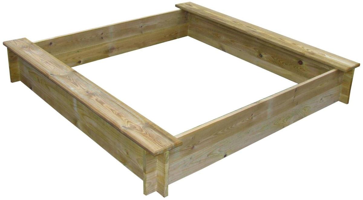 Dřevěné pískoviště se dvěma sedátky, 1 KS
