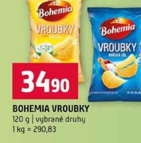 BOHEMIA VROUBKY 120 g vybrané druhy