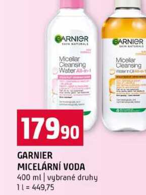 GARNIER MICELÁRNÍ VODA 400 ml vybrané druhy 