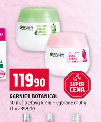 GARNIER BOTANICAL 50 ml pleťový krém vybrané druhy 