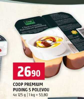 COOP PREMIUM PUDING S POLEVOU 4x 125 g