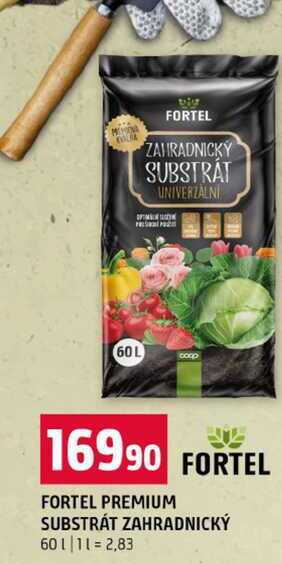 FORTEL FORTEL PREMIUM SUBSTRÁT ZAHRADNICKÝ 60l
