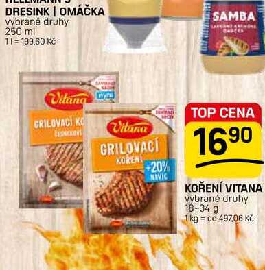 KOŘENÍ VITANA vybrané druhy 18-34 g