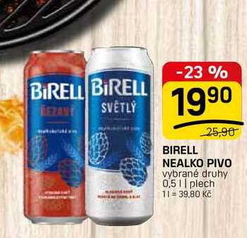 BIRELL NEALKO PIVO vybrané druhy 0,51 plech