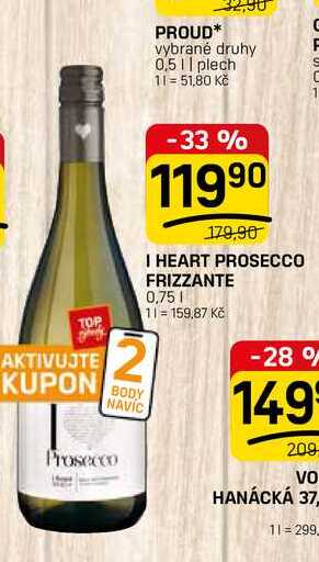 I HEART PROSECCO FRIZZANTE 0,75l