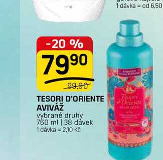 TESORI D'ORIENTE AVIVÁŽ vybrané druhy 760 ml