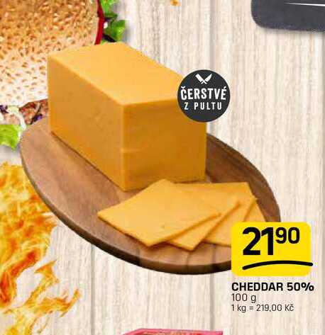 CHEDDAR 50% 100 g