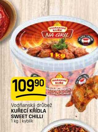KUŘECÍ KŘÍDLA SWEET CHILLI 1 kg 