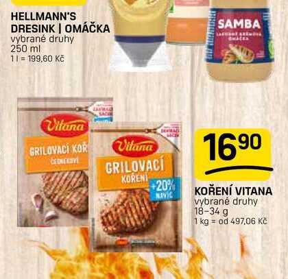 KOŘENÍ VITANA vybrané druhy 18-34 g  
