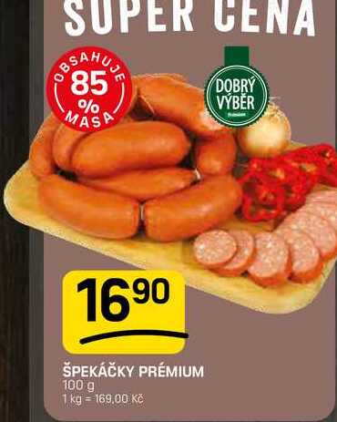ŠPEKÁČKY PRÉMIUM 100 g 
