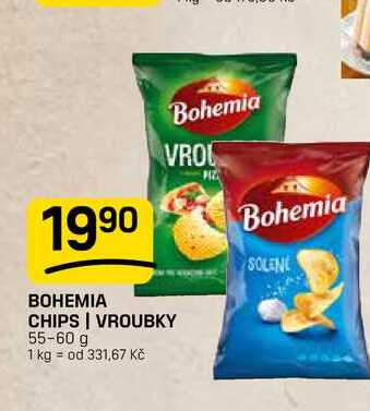 BOHEMIA CHIPS VROUBKY 55-60 g