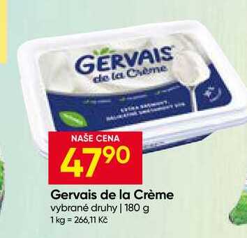 Gervais de la Crème vybrané druhy 180 g