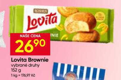 Lovita Brownie vybrané druhy 152 g