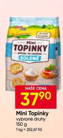 Mini Topinky vybrané druhy 150 g 