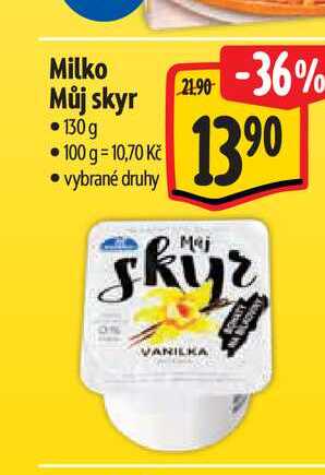 Milko Můj skyr 130g 