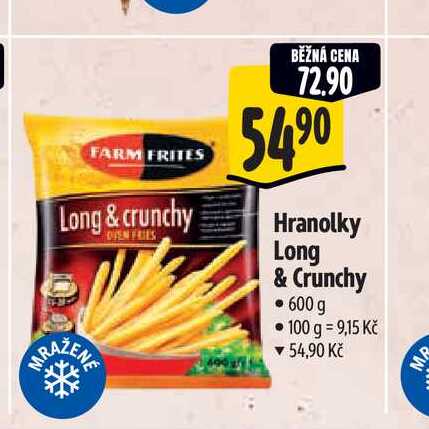   Hranolky Long & Crunchy  600 g 