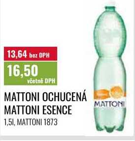 MATTONI OCHUCENÁ MATTONI ESENCE 1,5l