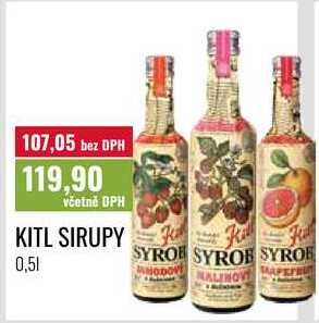 KITL SIRUPY 0,5l