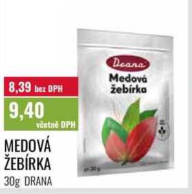 MEDOVÁ ŽEBÍRKA 30g 