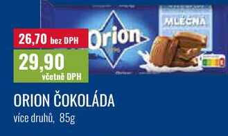 ORION ČOKOLÁDA 85g