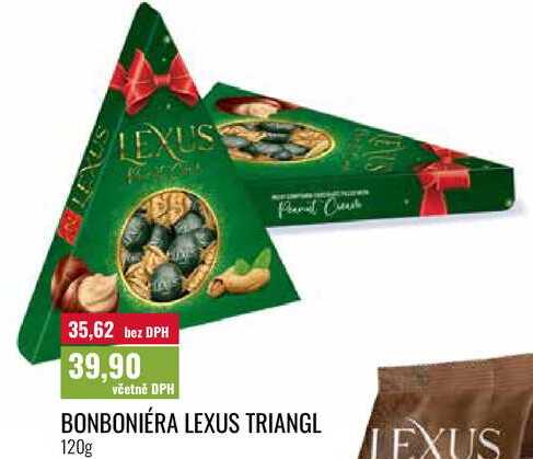 BONBONIÉRA LEXUS TRIANGL 120g