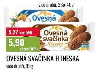 OVESNÁ SVAČINKA FITNESKA 39g 