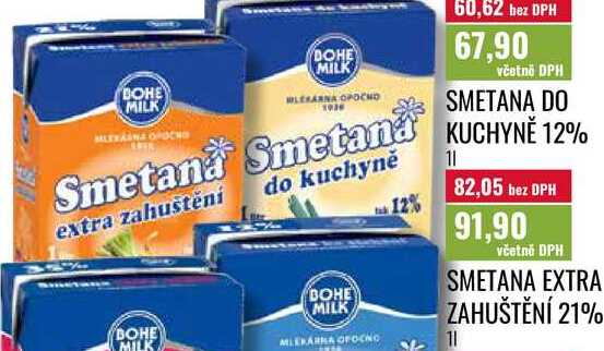 SMETANA EXTRA ZAHUŠTĚNÍ 21% 1l